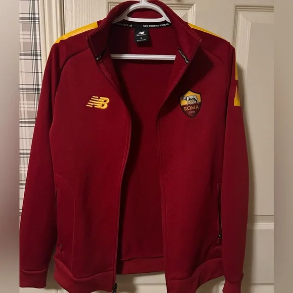 New Balance AS Roma Maroon Jacket - Picture 5 of 9